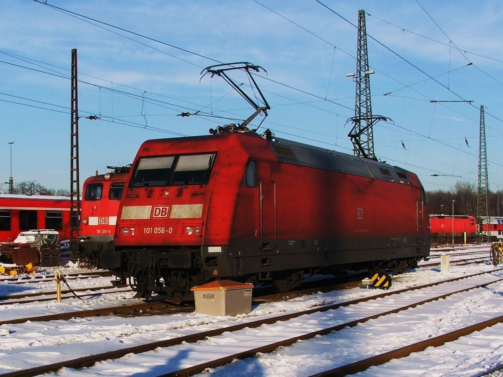 Dortmund Bbf im Schnee