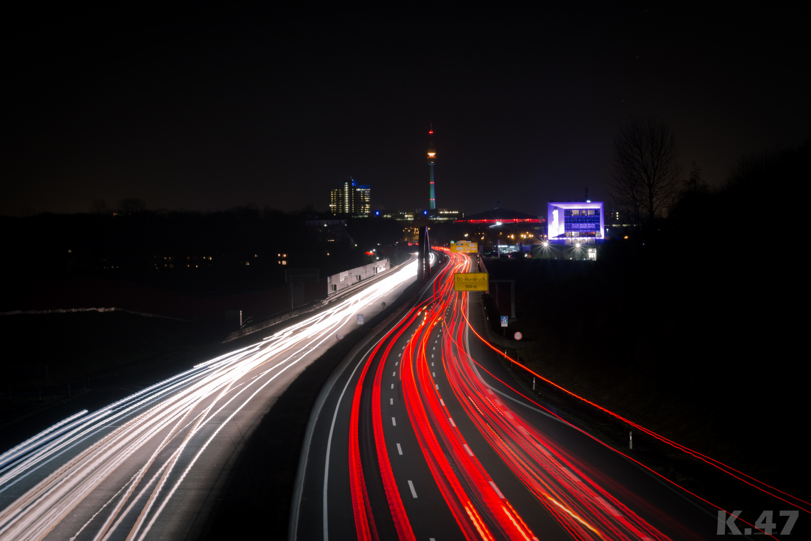 Dortmund bei Nacht