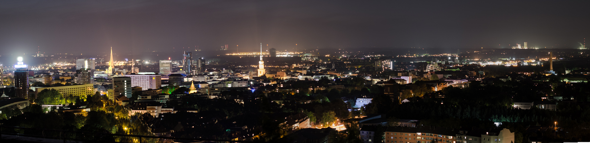 Dortmund bei Nacht Skyline