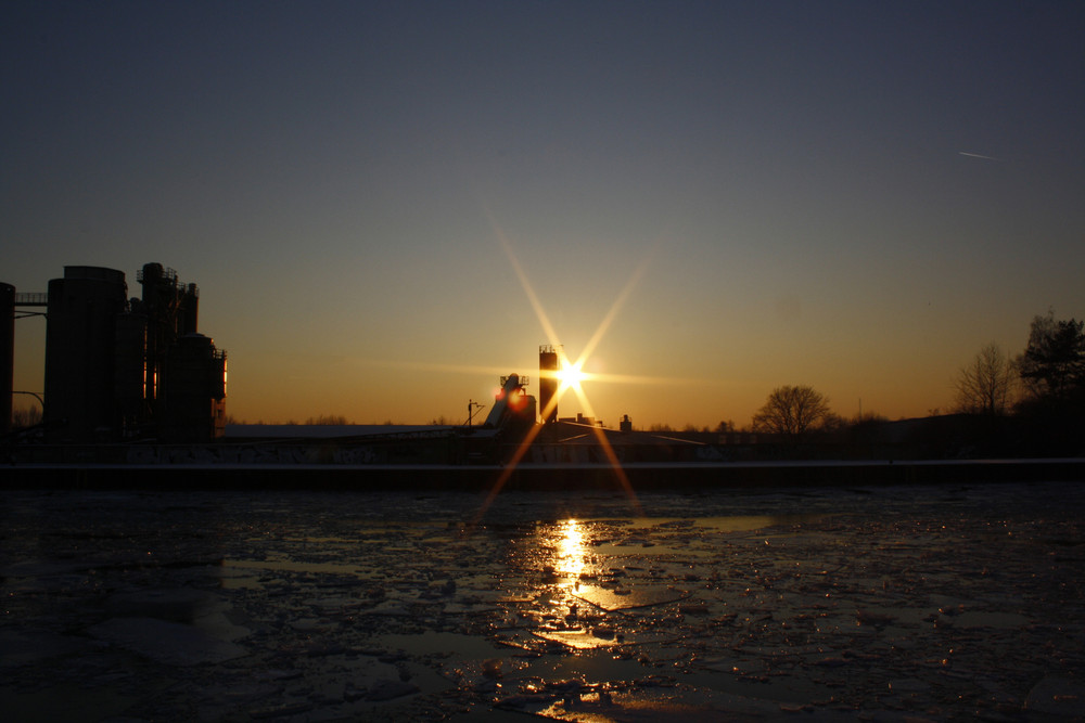 Dortmund-Ems Kanal Sonnenuntergang