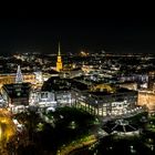 Dortmund Stadtbild bei Nacht mit Weihnachtsmarkt