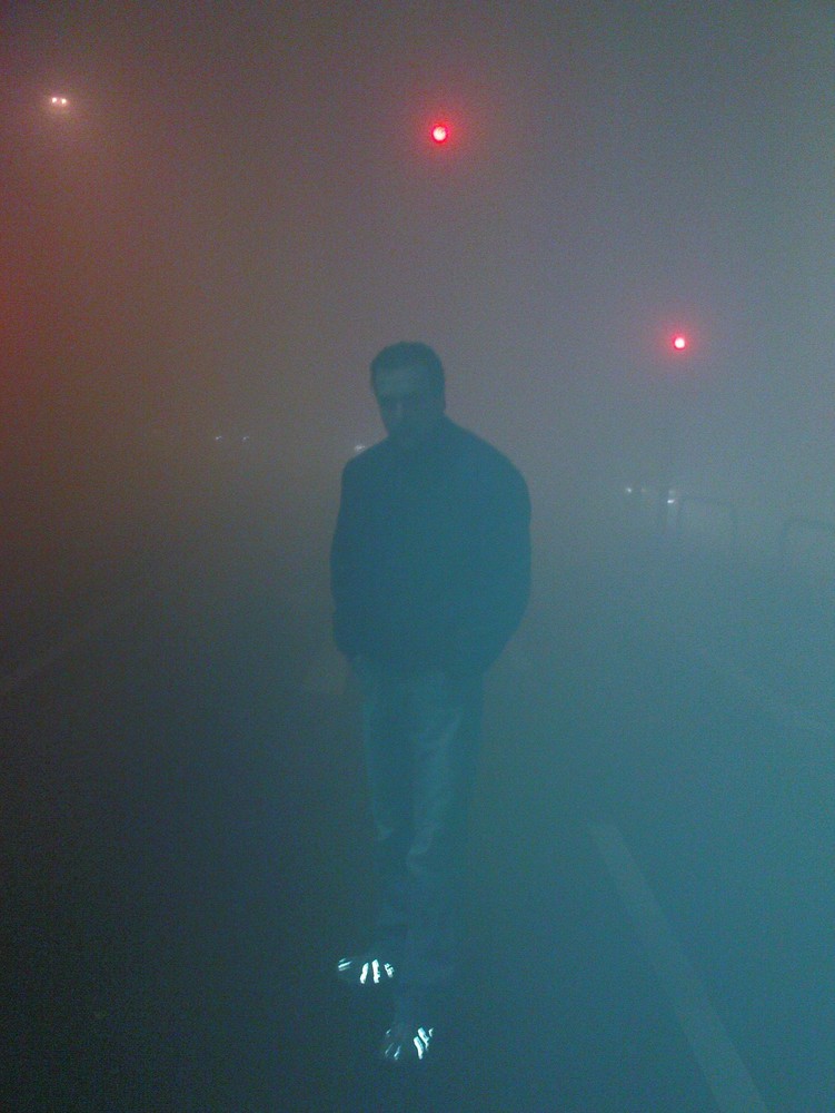 Dortmund versinkt 2008 im Nebel...! (Handy aufnahme)