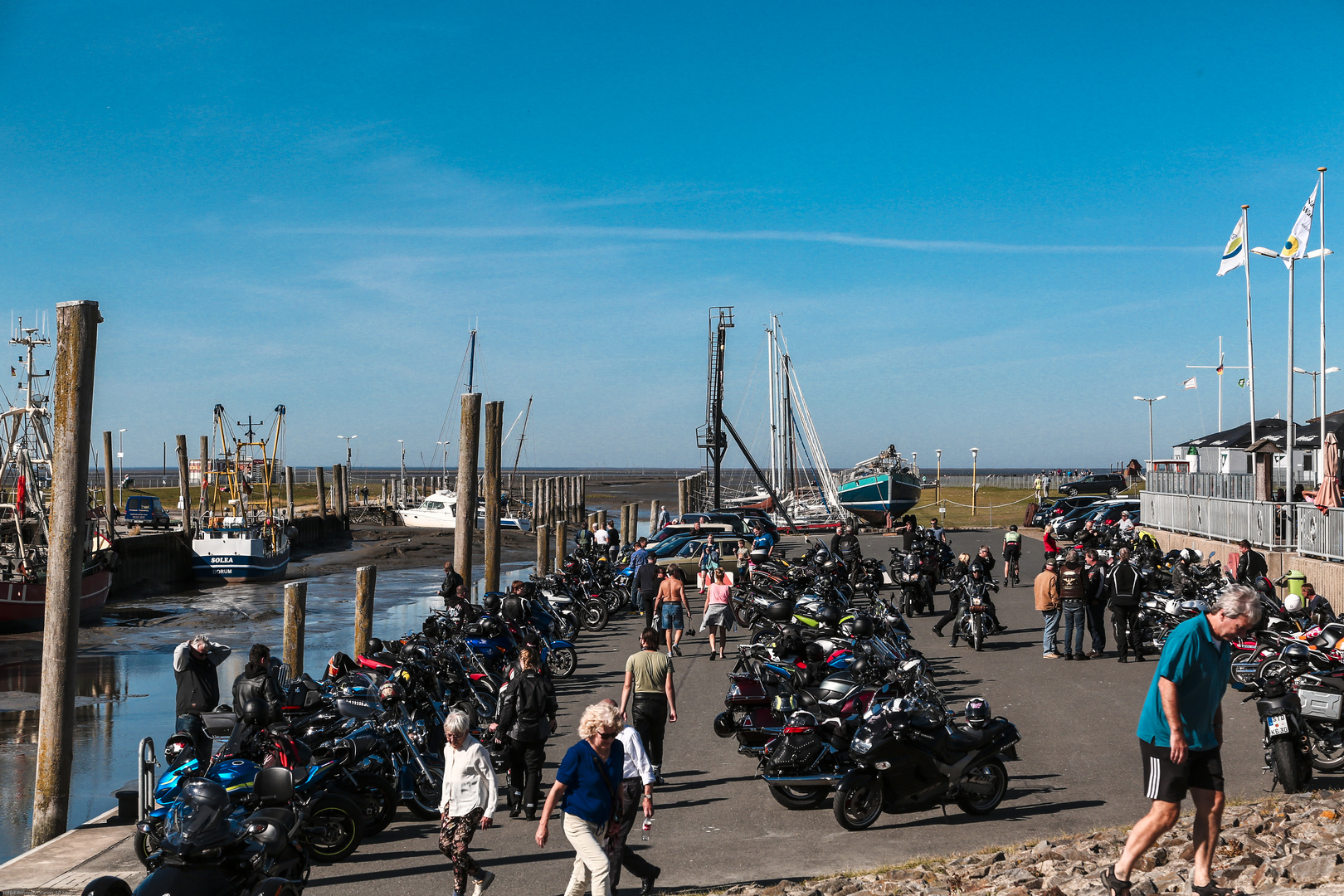 Dorum / Kutterhafen / Biker