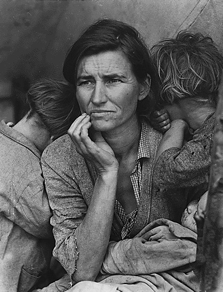 Dotothea Lange, Migrant Mother -Nipoma, California 1936