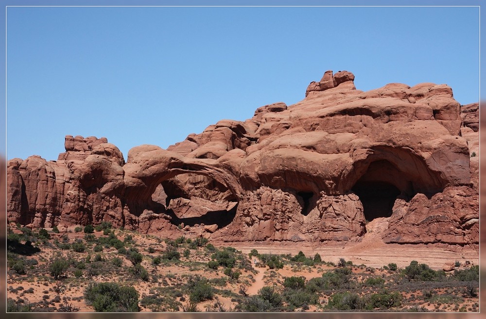 Double Arch and Cove of Caves