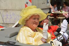 Double der Queen beim CSD in Frankfurt 2015