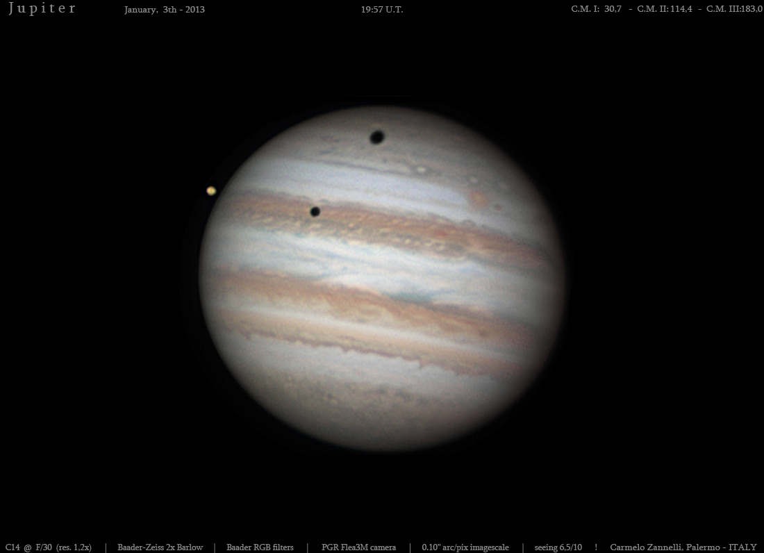 Double eclipse on Jupiter