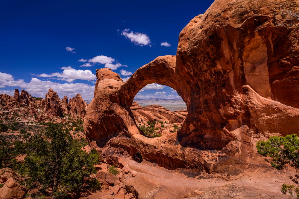 Double O Arch, Arches NP, Utah, USA