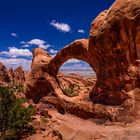 Double O Arch, Arches NP, Utah, USA