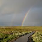 Double-Rainbow Greeting at Gullfoss