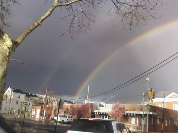 Double Rainbow over North Philly