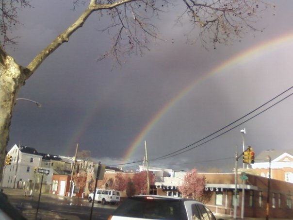 Double Rainbow over North Philly