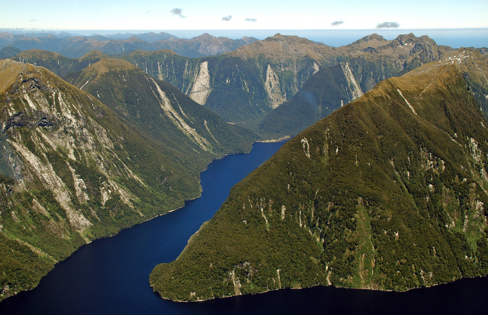 Doubtful Sound von oben