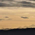 Douce brume sur le Mont-Blanc