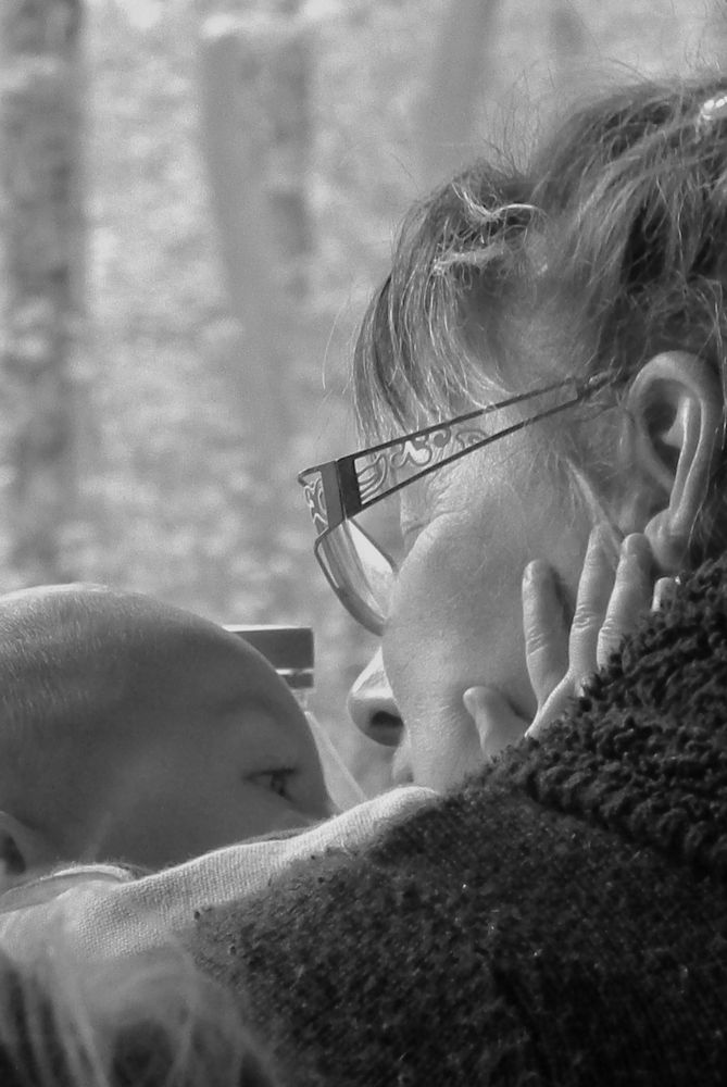 Douceur Tendresse Photo Et Image Personnes Images En Noir Et Blanc Sepia Portrait Images Fotocommunity