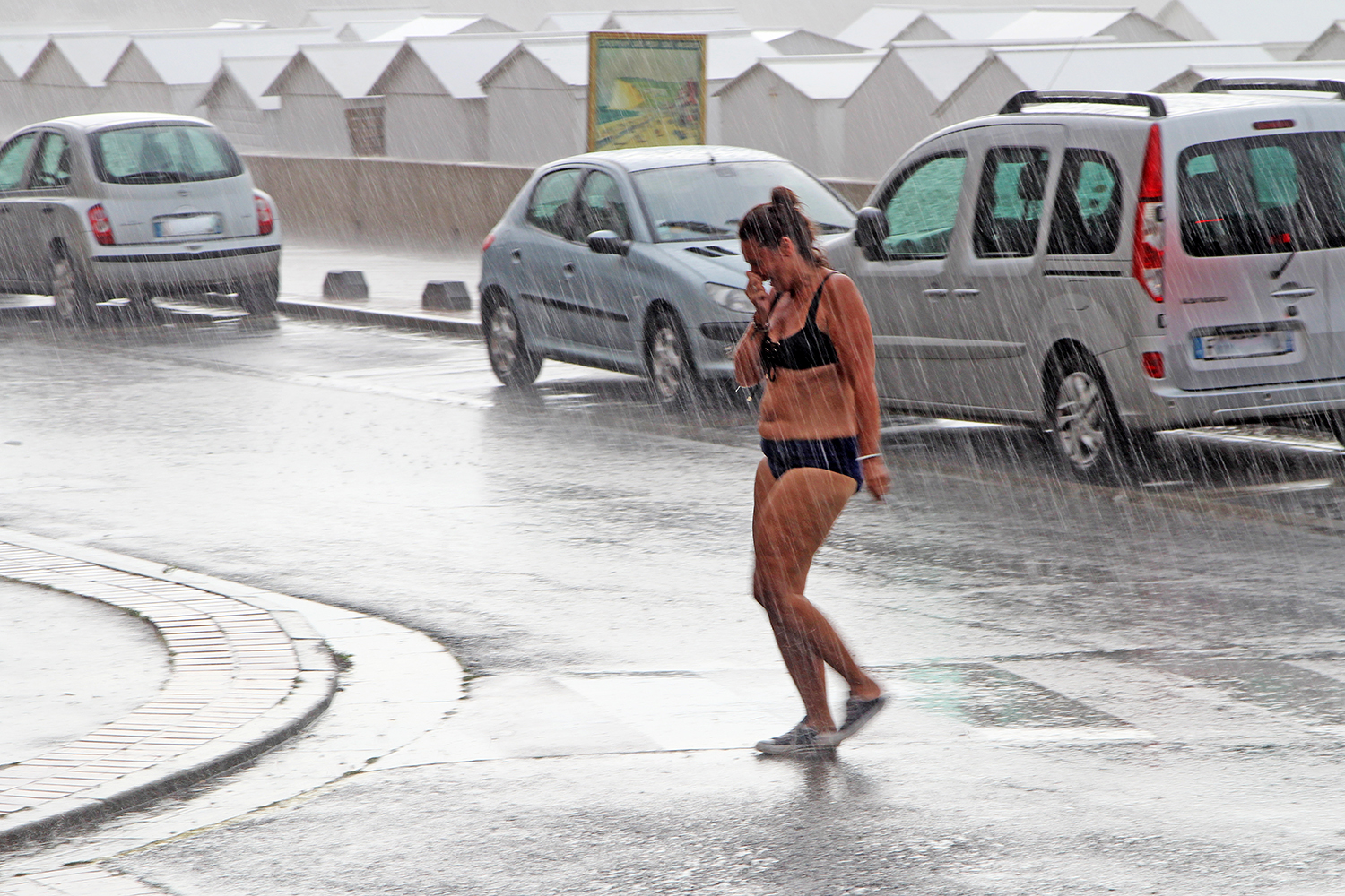 Douche après le bain