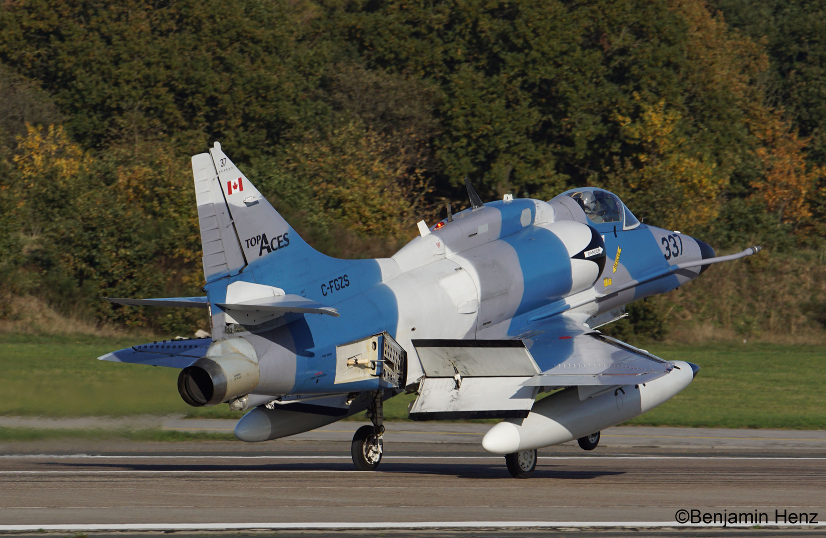 Douglas A4N landing at Wittmund Airbase (ETNT)