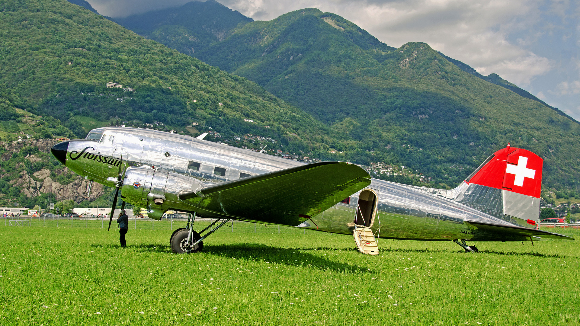 Douglas DC3 C-S1C3G  Swissair   Magadino 31.05.2014