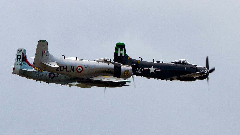 Douglas Skyraider A-D4 - 3er-Formation