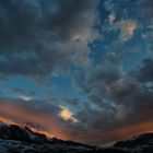 Dove si incrociano Majella e Morrone nasce un tramonto maestoso