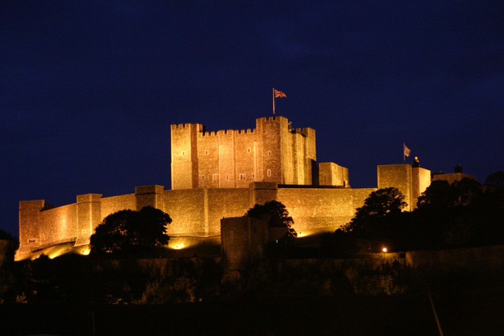 Dover Castle At Night