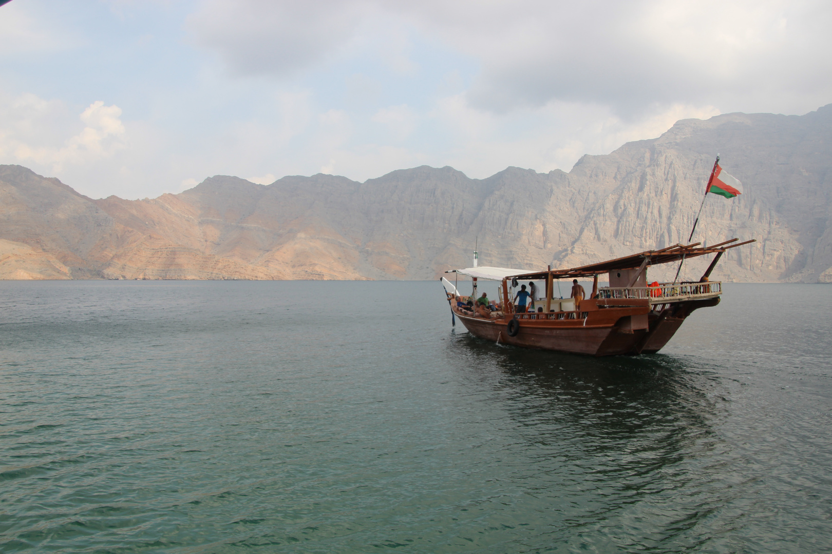 Dow in den Fjorden des Oman