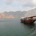 Dow in den Fjorden des Oman