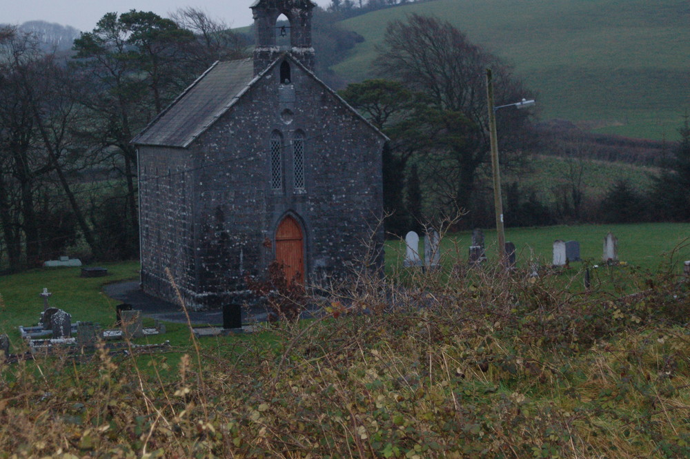 Down at the church yard