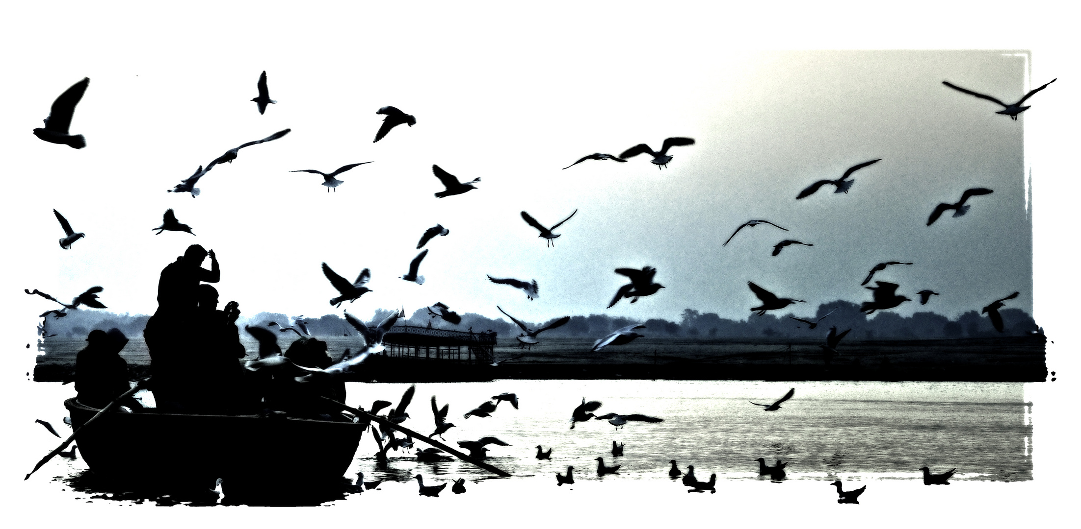 Down by the Ganges @ 6am (Varanasi-Indien)