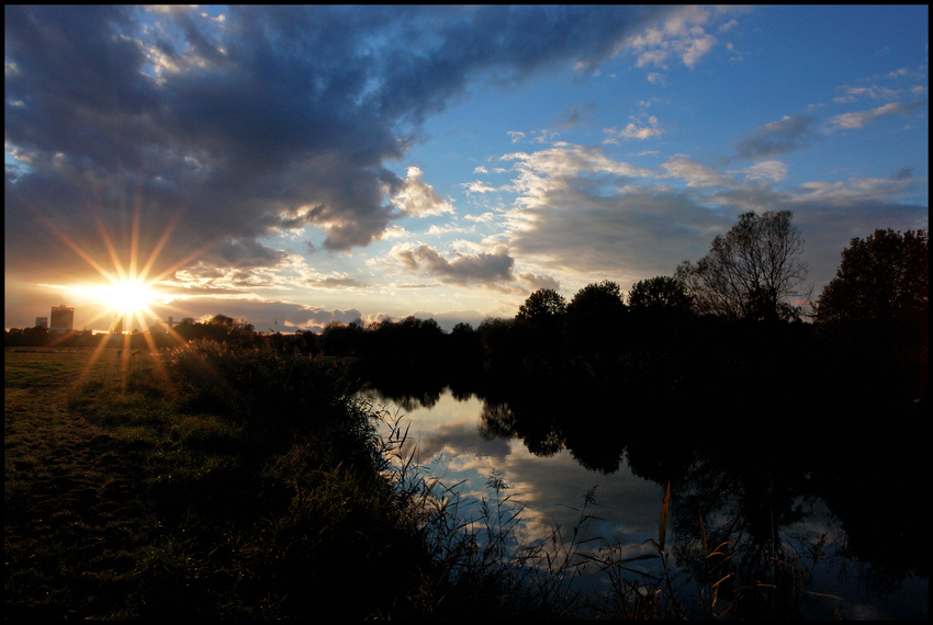 down the river