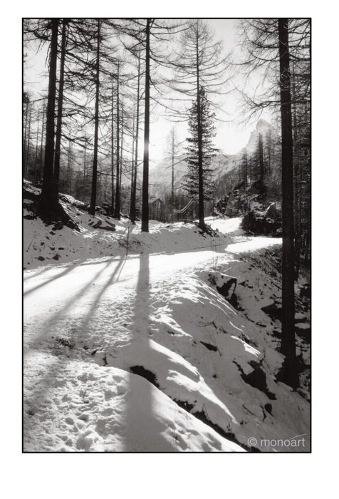 Down the trail, Zermatt