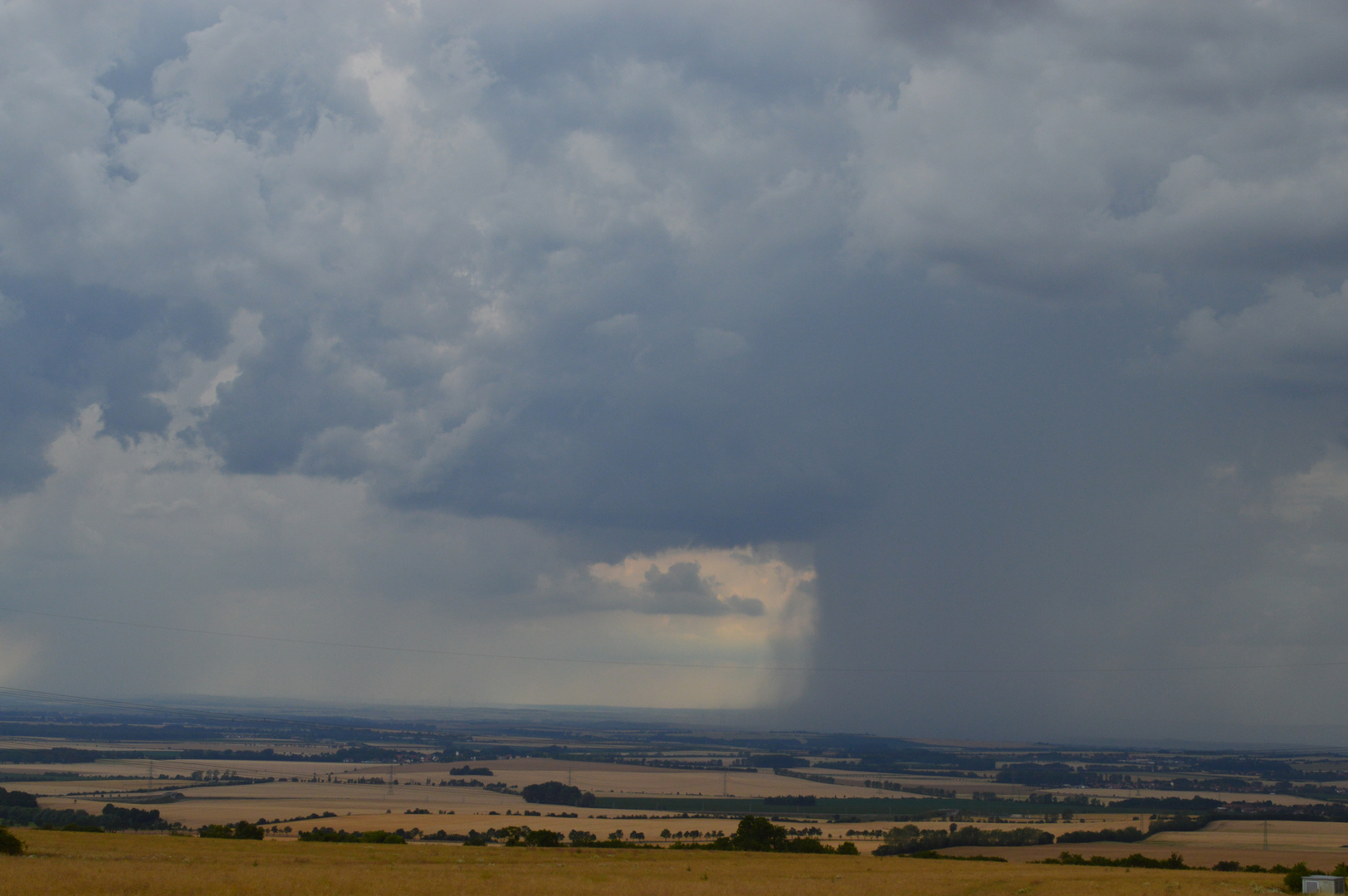 Downburst im Thüringer Becken