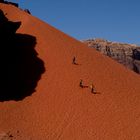 DOWNHILL IN WADI RUM