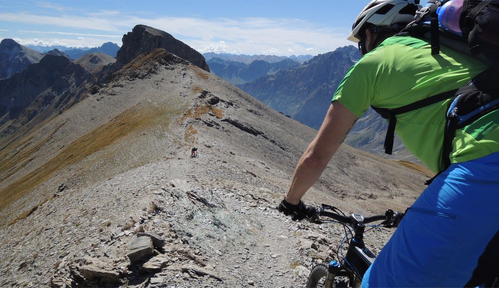 Downhill vom Monte Bellino (2937m)