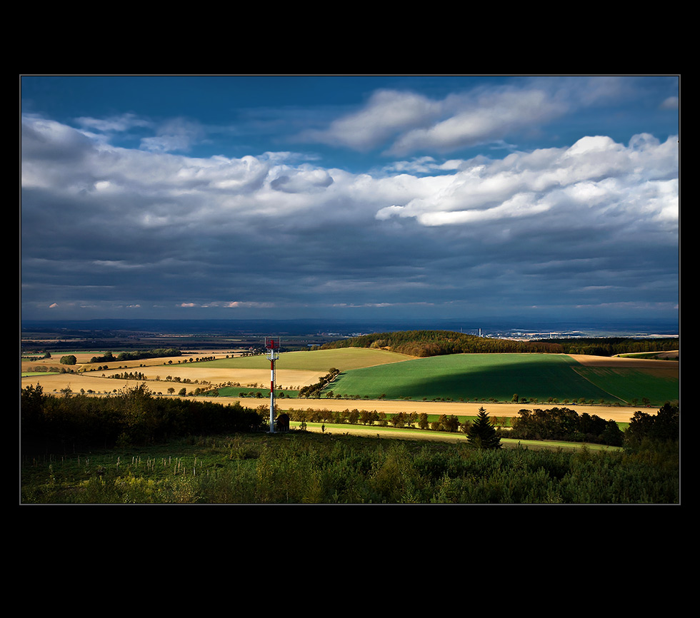 DOWNLAND BY ELBE RIVER