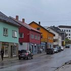 Downtown Honningsvåg in the Rain