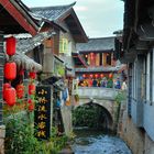 Downtown in the city of Lijiang