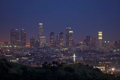 Downtown L.A. - View from Mulholland Dr