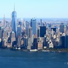 Downtown Manhattan aus der Luft