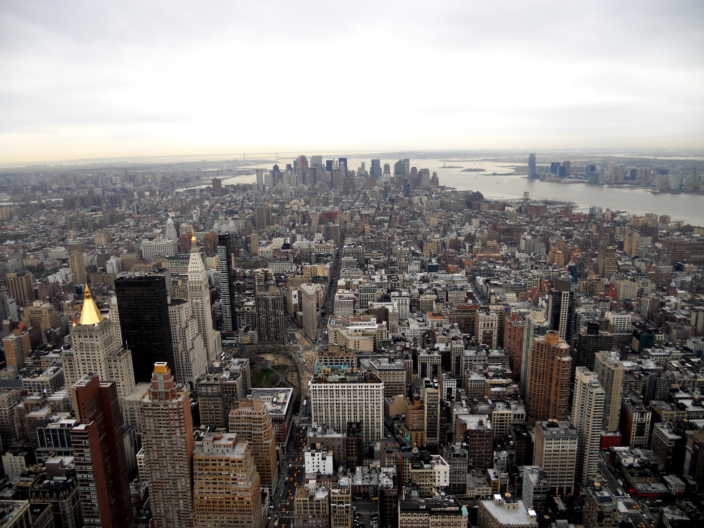 Downtown Manhattan vom Empire State Building