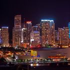 Downtown Miami at night