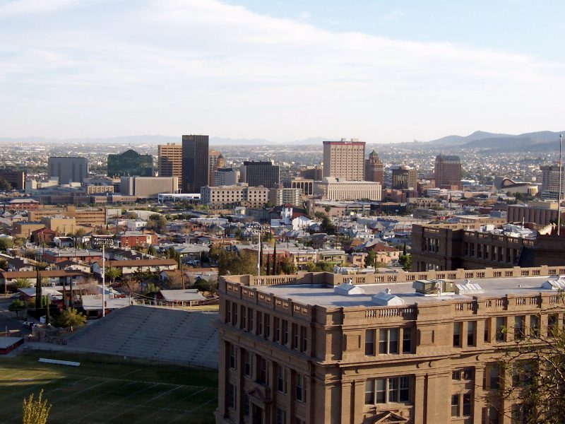 Downtown of El Paso, Texas