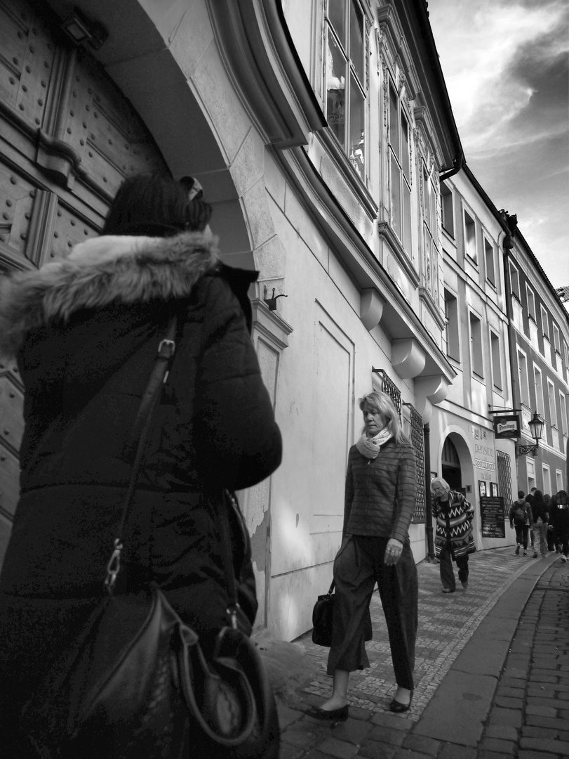 Downtown People - Narrow Boardwalk