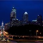 Downtown Philly at night