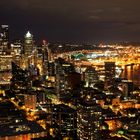 Downtown Seattle bei Nacht