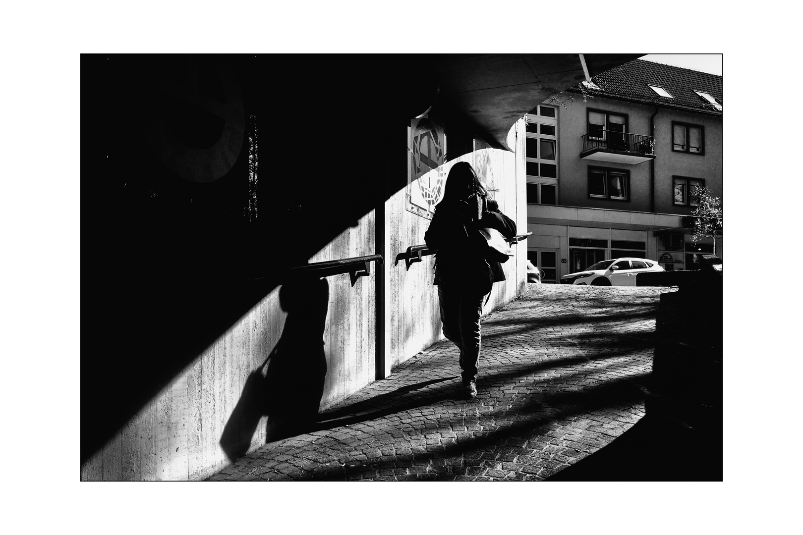 downwards