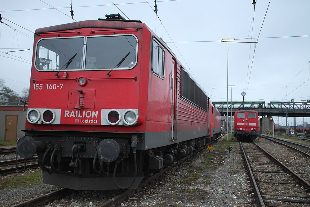 DR-Baureihe 250 seltener Gast im Bw Ulm