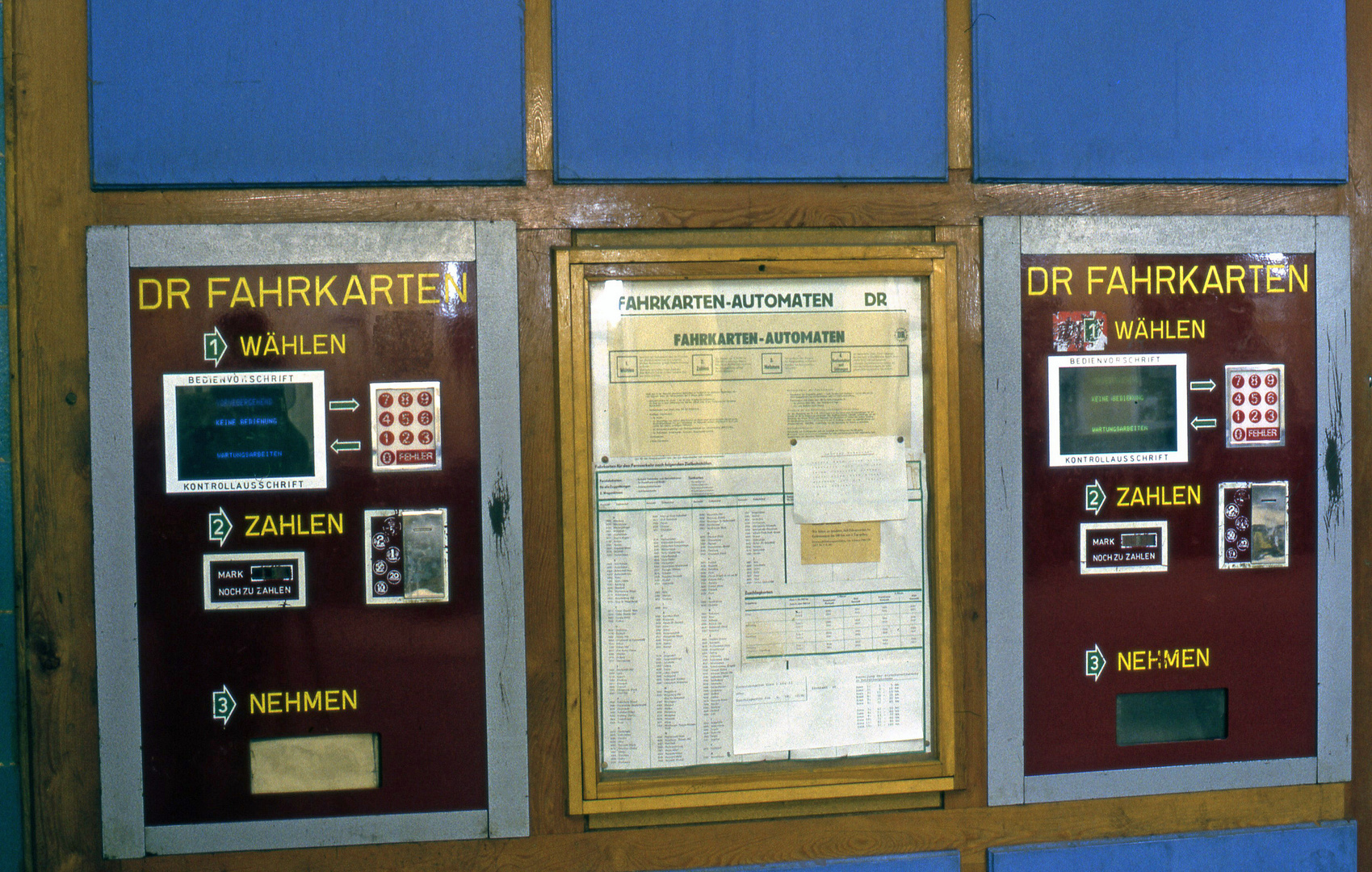 DR- Fahrkartenautomat