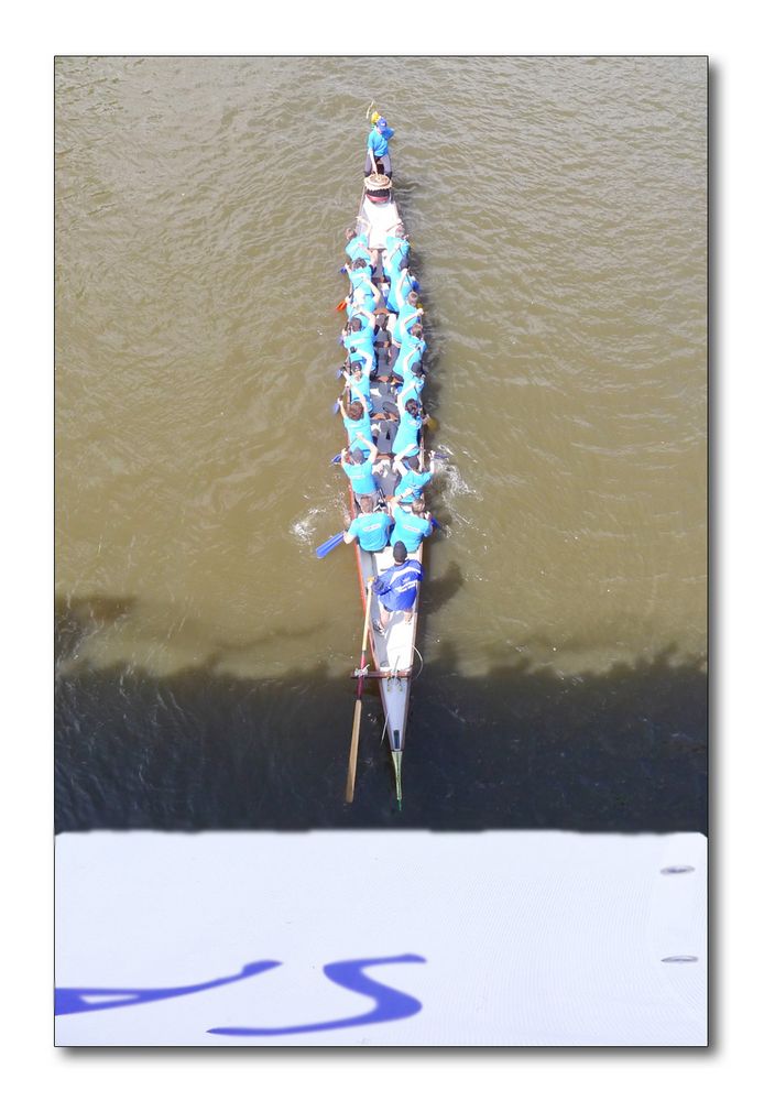 Drachenboot beim Saarspektakel 2011