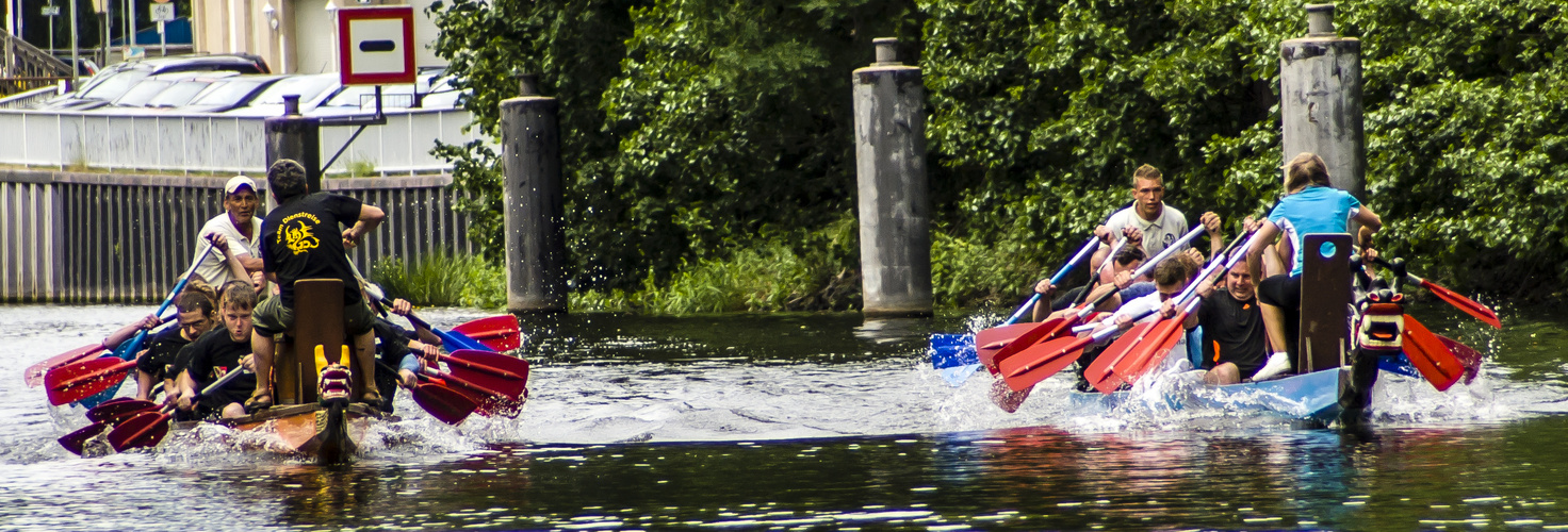 Drachenbootrennen 2013 in Zehdenick